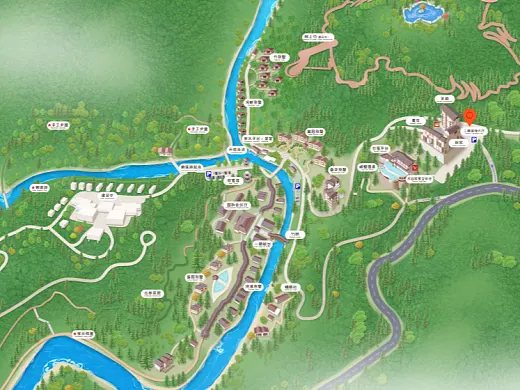 滨州结合景区手绘地图智慧导览和720全景技术，可以让景区更加“动”起来，为游客提供更加身临其境的导览体验。